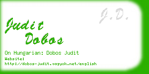 judit dobos business card